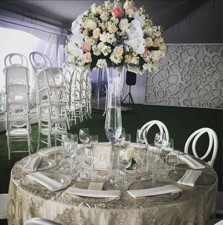 Montaje de mis mesas 🌸👰🏻🌸 - 1