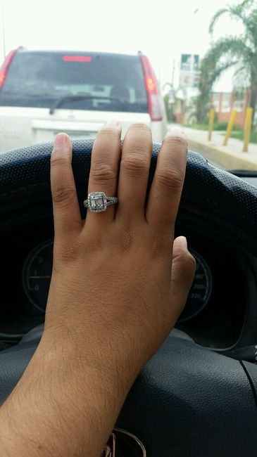 Cómo les quedó su anillo de compromiso? - 1