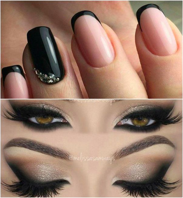 6. Look de belleza negro