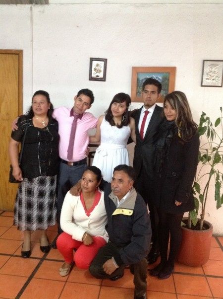 Con la familia de mi esposito