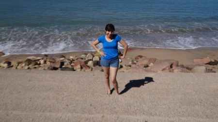 Pose en la playa