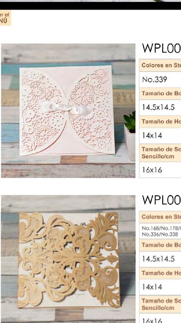 Que invitaciones me recomiendan - 11