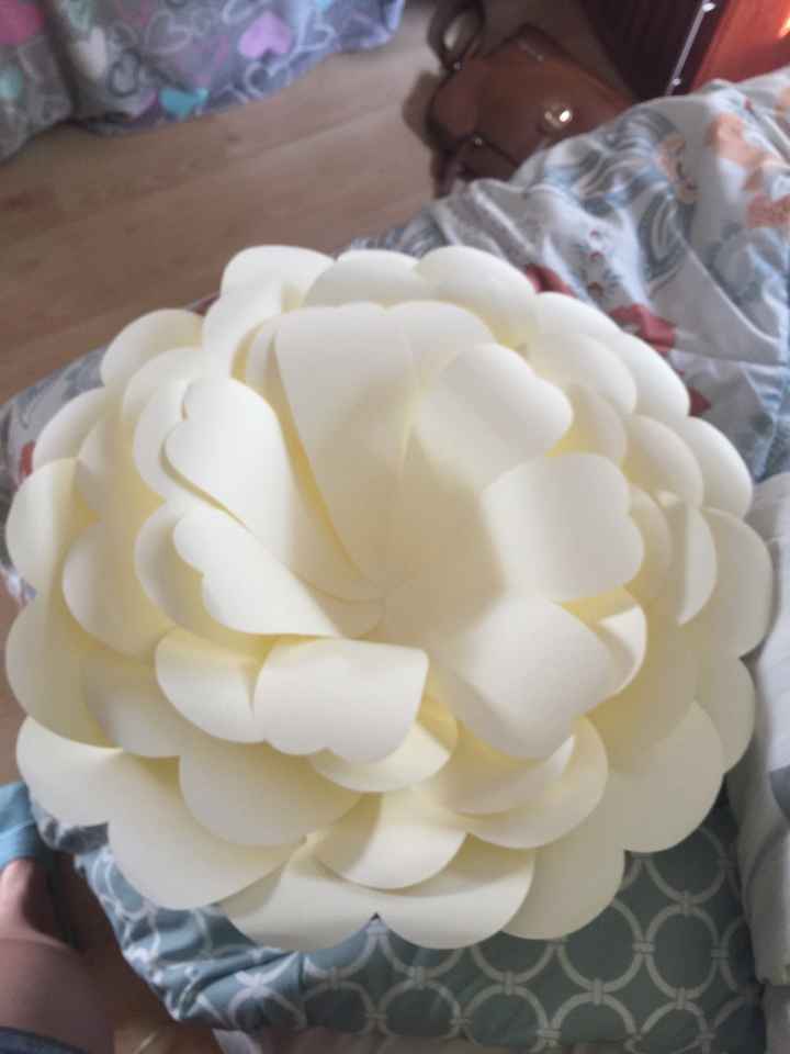 Mi primer flor gigante diy! - 3