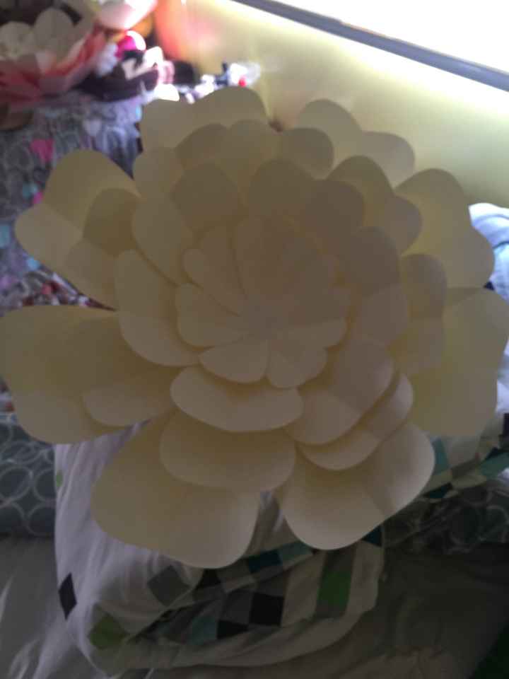Mi primer flor gigante diy! - 4