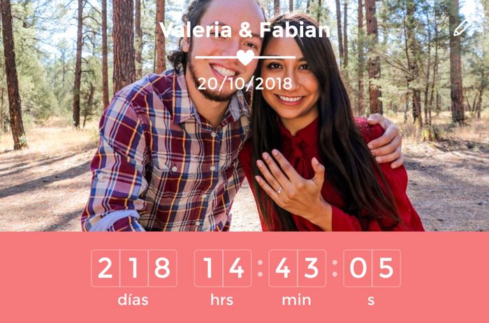 ¿Cuánto falta para que se casen? - 1