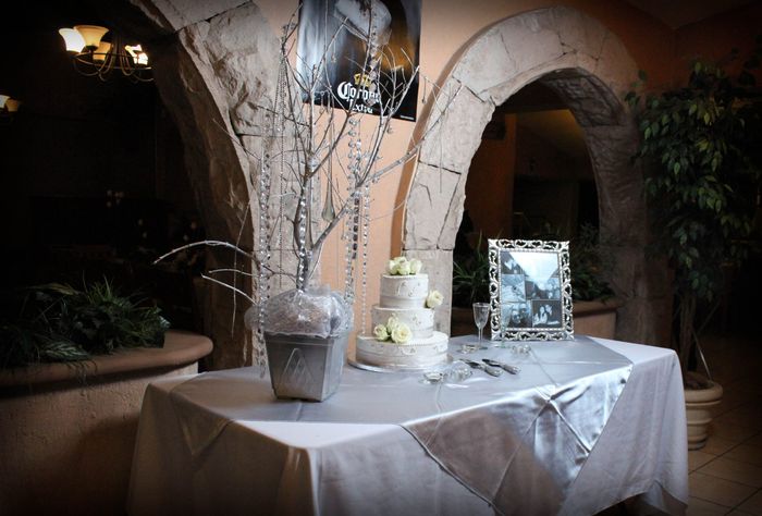 mesa de bienvenida