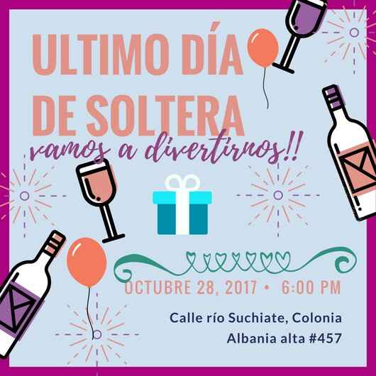  Urgente: invitaciones despedida de Soltera - 1