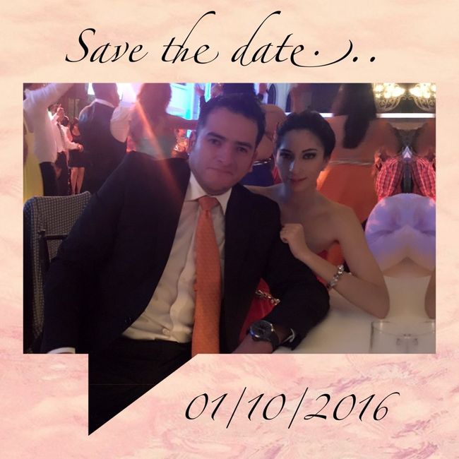 Eliganme una para mí save the date! - 4