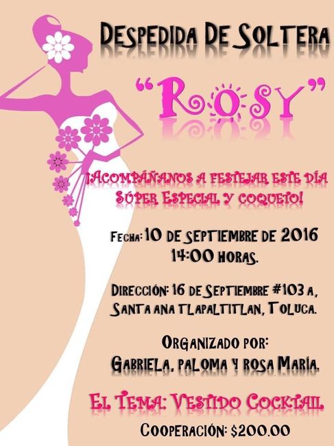 Invitación digital y diy! despedida de soltera! - 1