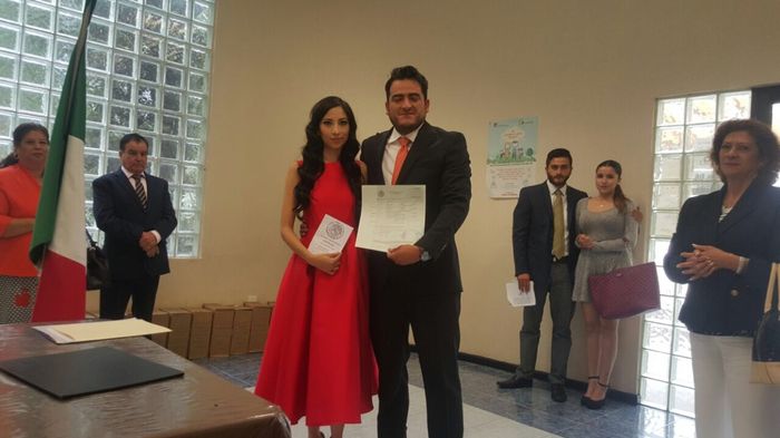 Nuestra boda civil! elegí color rojo! - 2