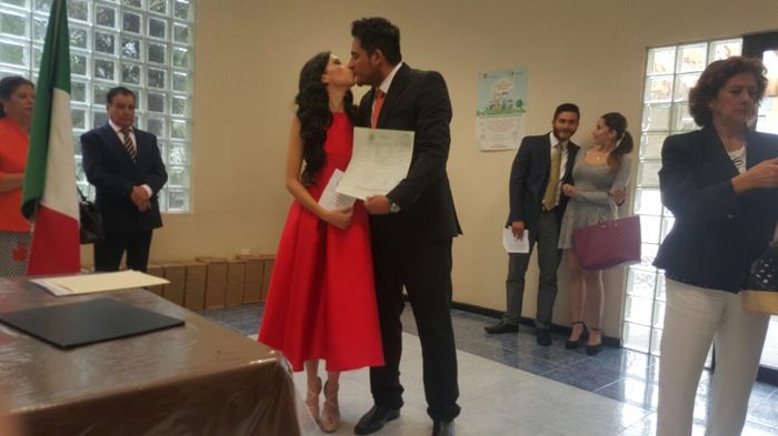 Nuestra boda civil! elegí color rojo! - 3