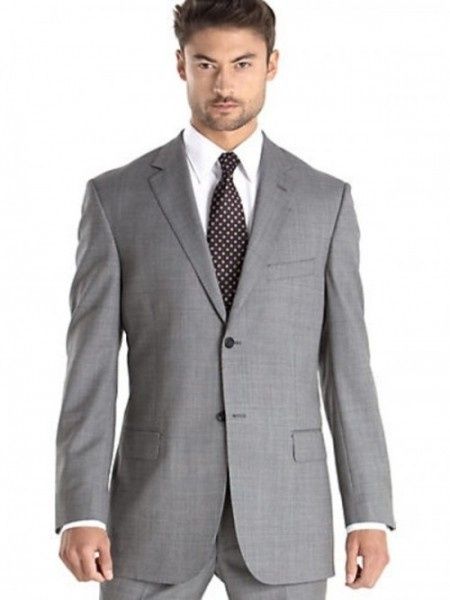 Traje gris muy claro