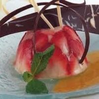 Gelatina con frutas
