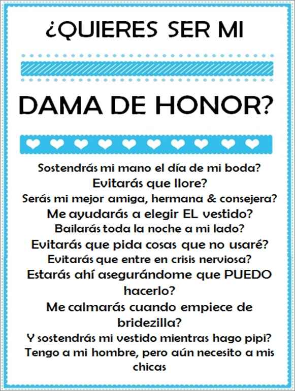Dama de honor 