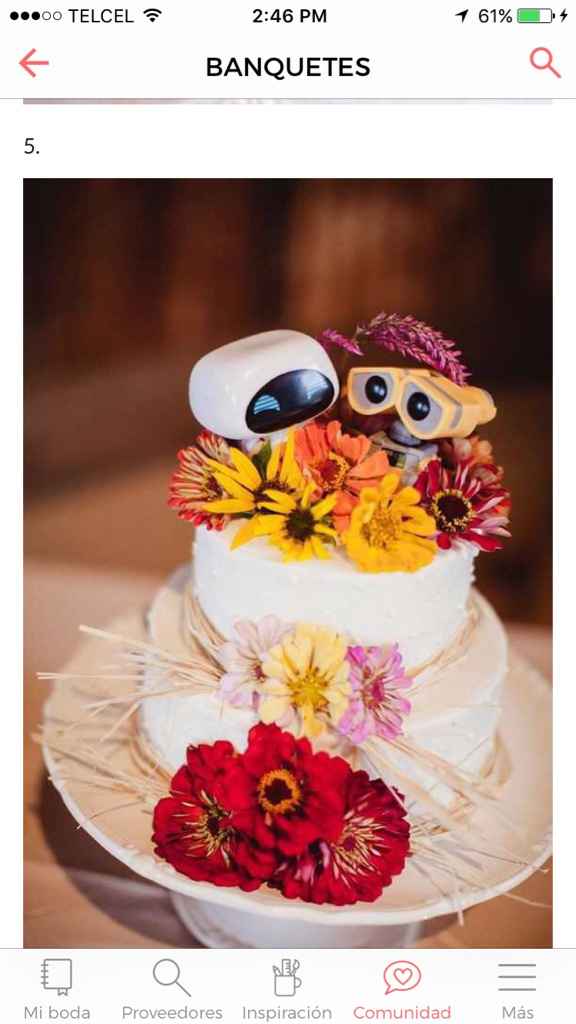 ¿Cómo te gustaría que fuese tu pastel de boda? - 2