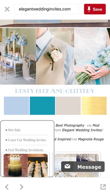 Colores de boda 👰🏻 azul serenity- ivory- plata - 9