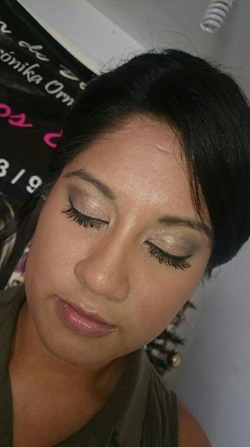 Mi prueba de maquillaje y peinado. - 2