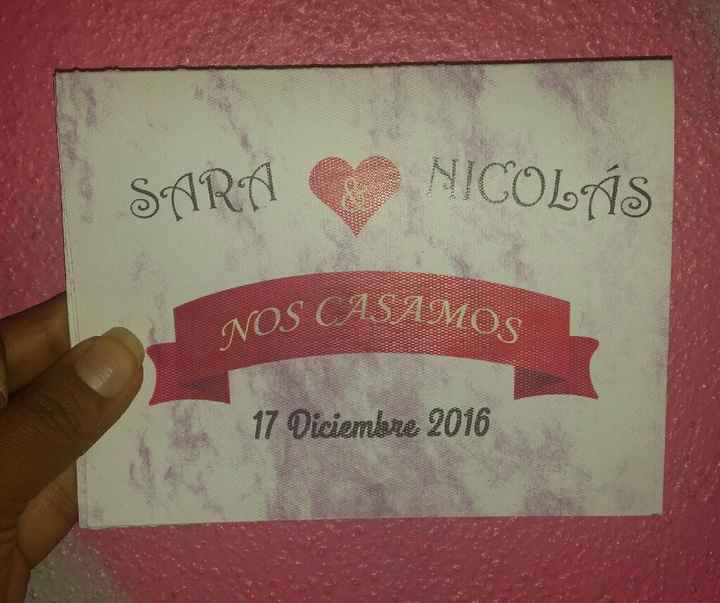 Ya estan las invitaciones ! - 1