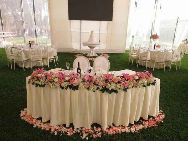 Ni idea de como decorar nuestra  mesa de novios - 1