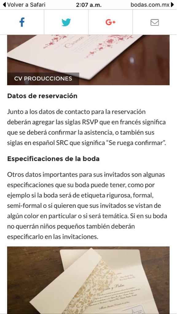 La info que debe llevar las invitaciones - 3