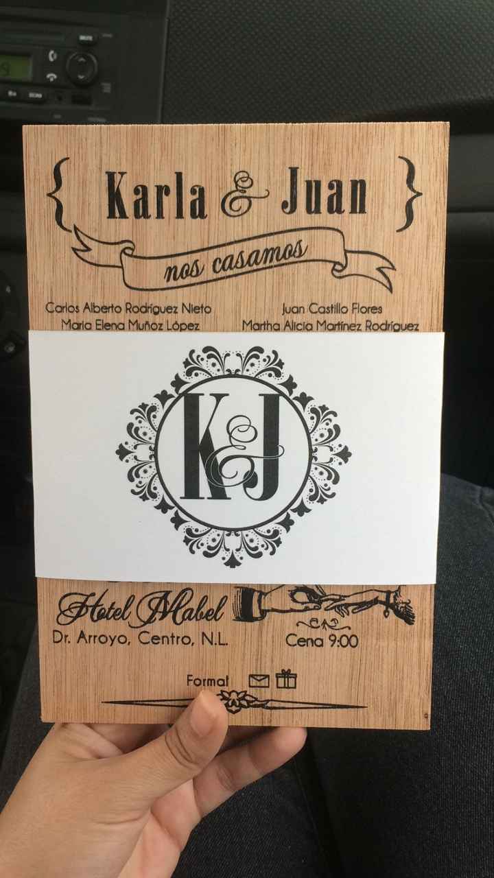 Cuando debo entregar las invitaciones? - 1