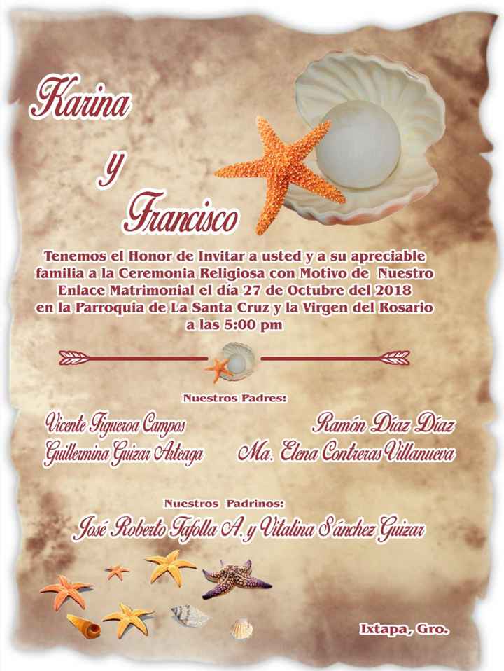 Mis invitaciones 💜 - 1