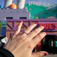 Engagement Ring Selfie 