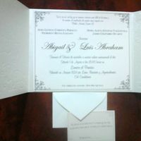 invitación  boda A&LA