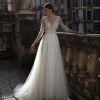 ¿Cuántas ⭐ le das a este vestido de novia?🎁 - 1