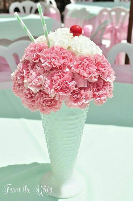 Centros de mesa 50's - 1