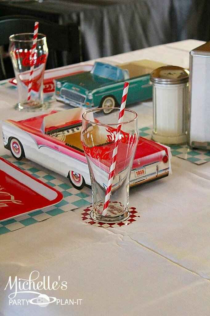 Centros de mesa 50's - 6