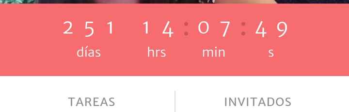 Contando días!