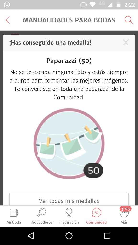 Medalla Paparazzi! - 1