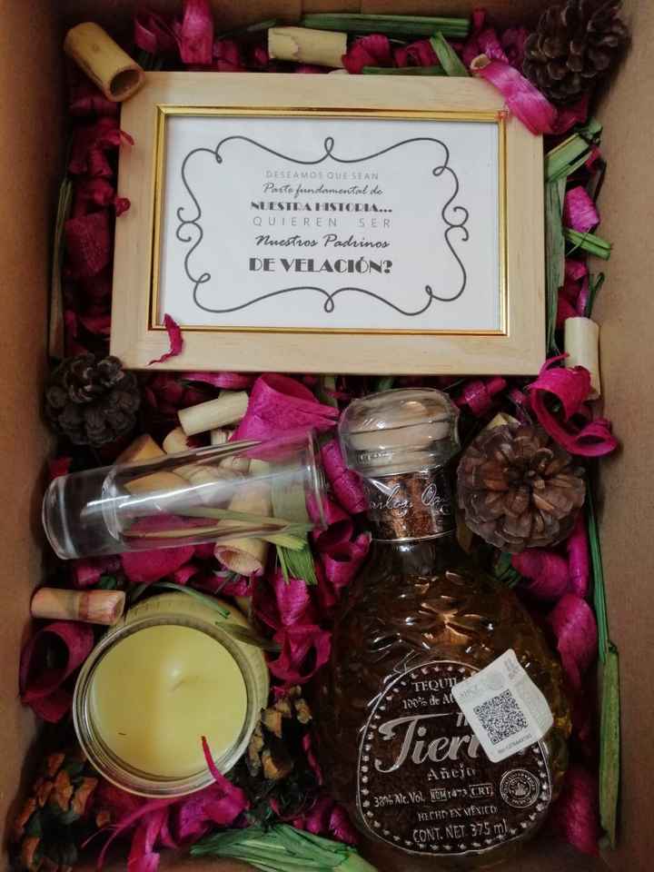 Idea para peticion padrinos de velación