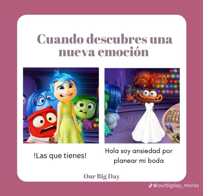 Nuevas emociones de Intensamente 2 ¿Cuál te representa como Bride? - 1