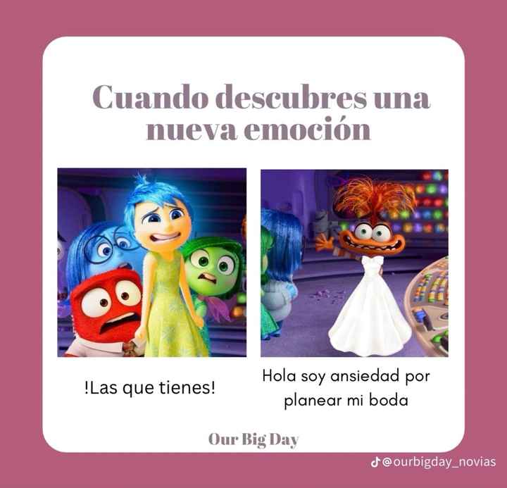 Nuevas emociones de Intensamente 2 ¿Cuál te representa como Bride? - 1