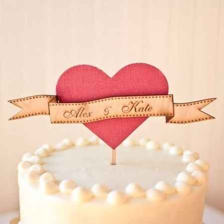Cake topper: A