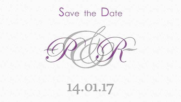 Logo del save the date
