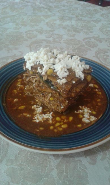 Mi platillo master chef : pastel azteca 1