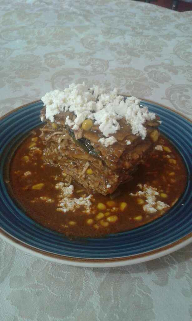 Mi platillo master chef : pastel azteca - 1