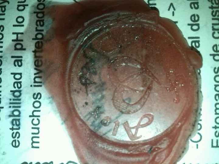 Alguien sabe de algún proveedor que realice diseño de letras tipo lacre - 1