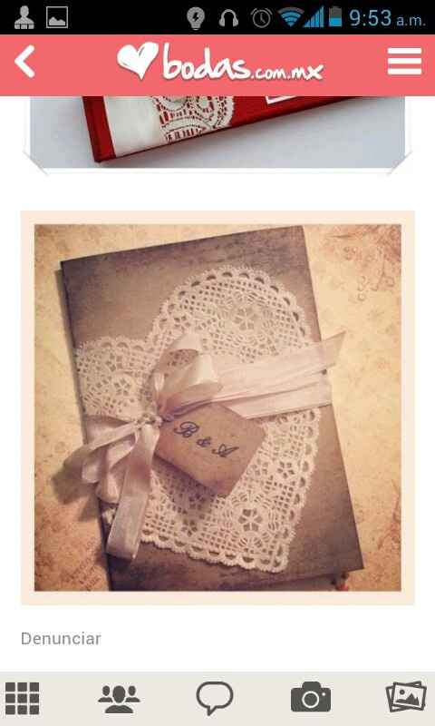 Invitaciones artesanales ¿hacerlas uno? - 1