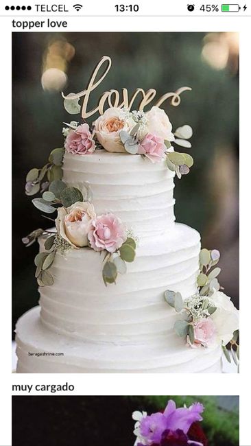 Pasteles con Flores Naturales 24