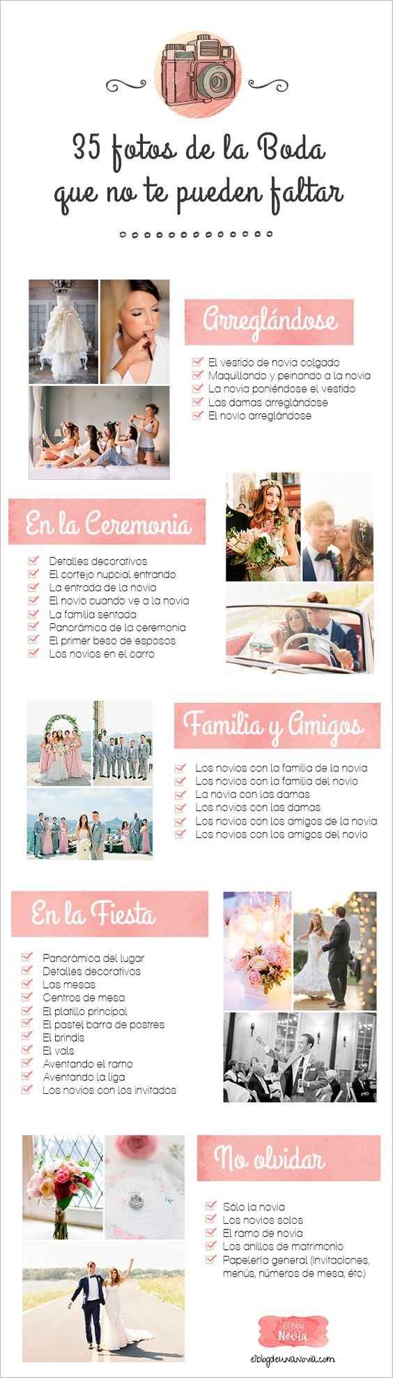 Fotos de Boda que no te pueden faltar