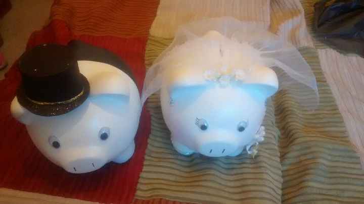 Puerquitos para regalo en efectivo - 1