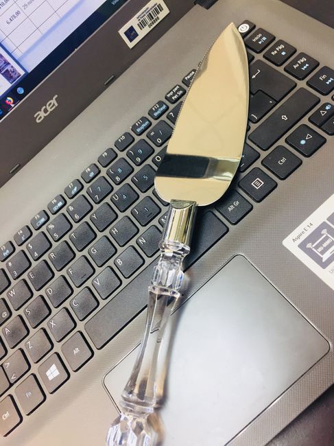  Pala y cuchillo para pastel 🎂 - 3