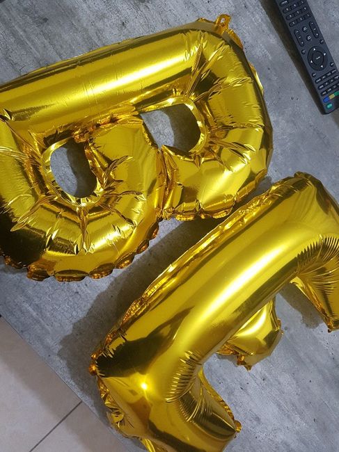 globos para letrero "Bride to be"