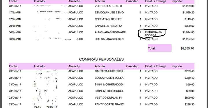 entrega en bodega?