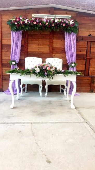 Mesa para novios 3