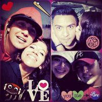 Los futuros esposos.